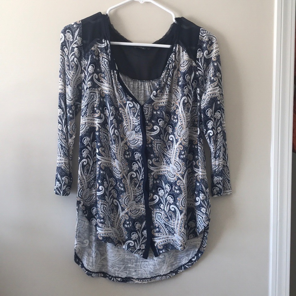 3/4 sleeve blouse